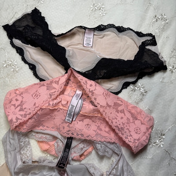 victoria’s secret lace panty bundle (4‑pack) – all size medium - Picture 6 of 6